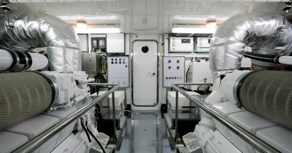 yacht engine room