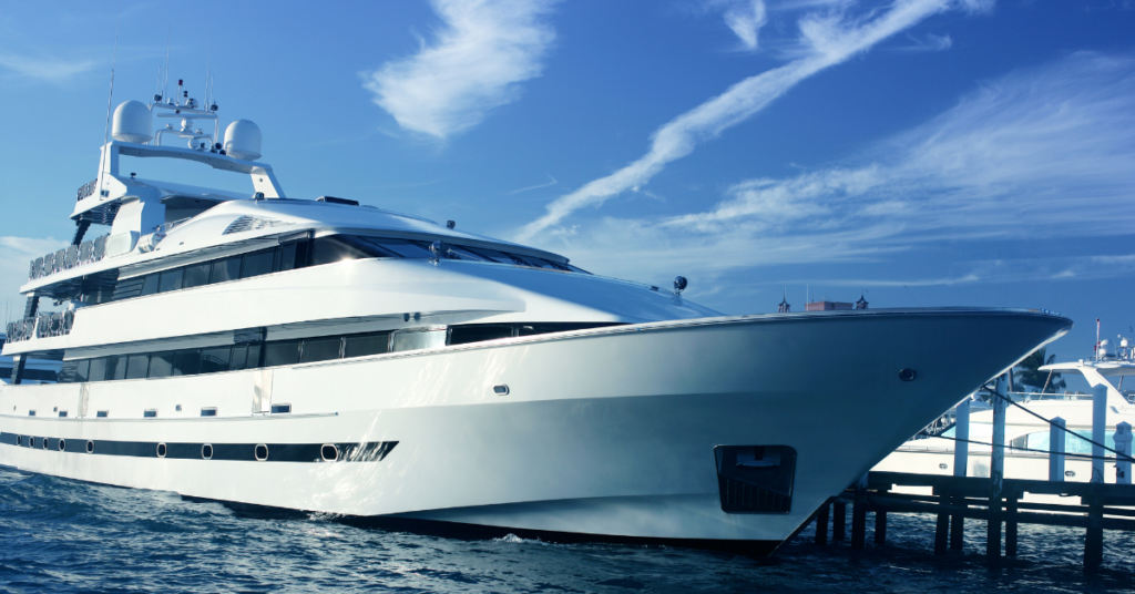 a luxury yacht